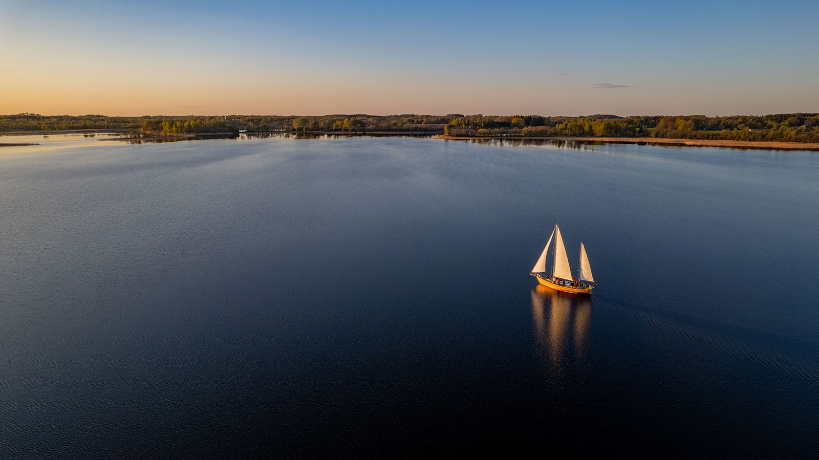 Golden hour sailing